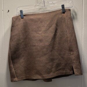 Lucy Paris Classic Houndstooth Mini Skirt - Size Large